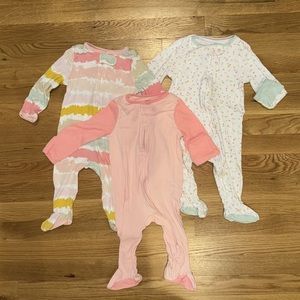 Cloud Island Baby Girl Footies 6-9 months